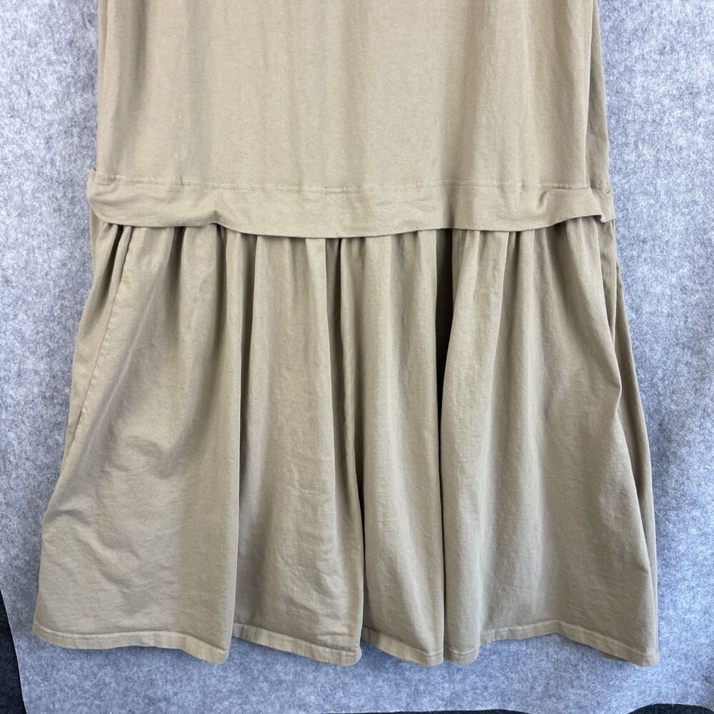 Free People Beach Herron Drop Waist Maxi Dress Womens Large Beige Boho Beach - Picture 12 of 14